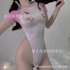 Sexy Female High Fork Tight Open Gear Free Onesie Anime Kitten Cosplay Swimsuit Party