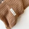 Autumn and Winter Advanced Ins Wind Scarf Simple Khaki Digital Printing Warm Windproof Pleated College Style Scarf