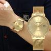 WWOOR Men's Watches Waterproof Wristwatch Business Men Quartz Clock Date Sport Luxury Gold Watches For Men