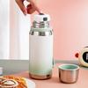 Gradient Color Insulated Water Bottle Stainless Steel 600ml/ 800ml Capacity Vacuum Flask Large Capacity Durable Thermo Cup