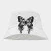 Trend brand positioning butterfly fashion bucket hat women's summer shopping visor male personality basin hat tide