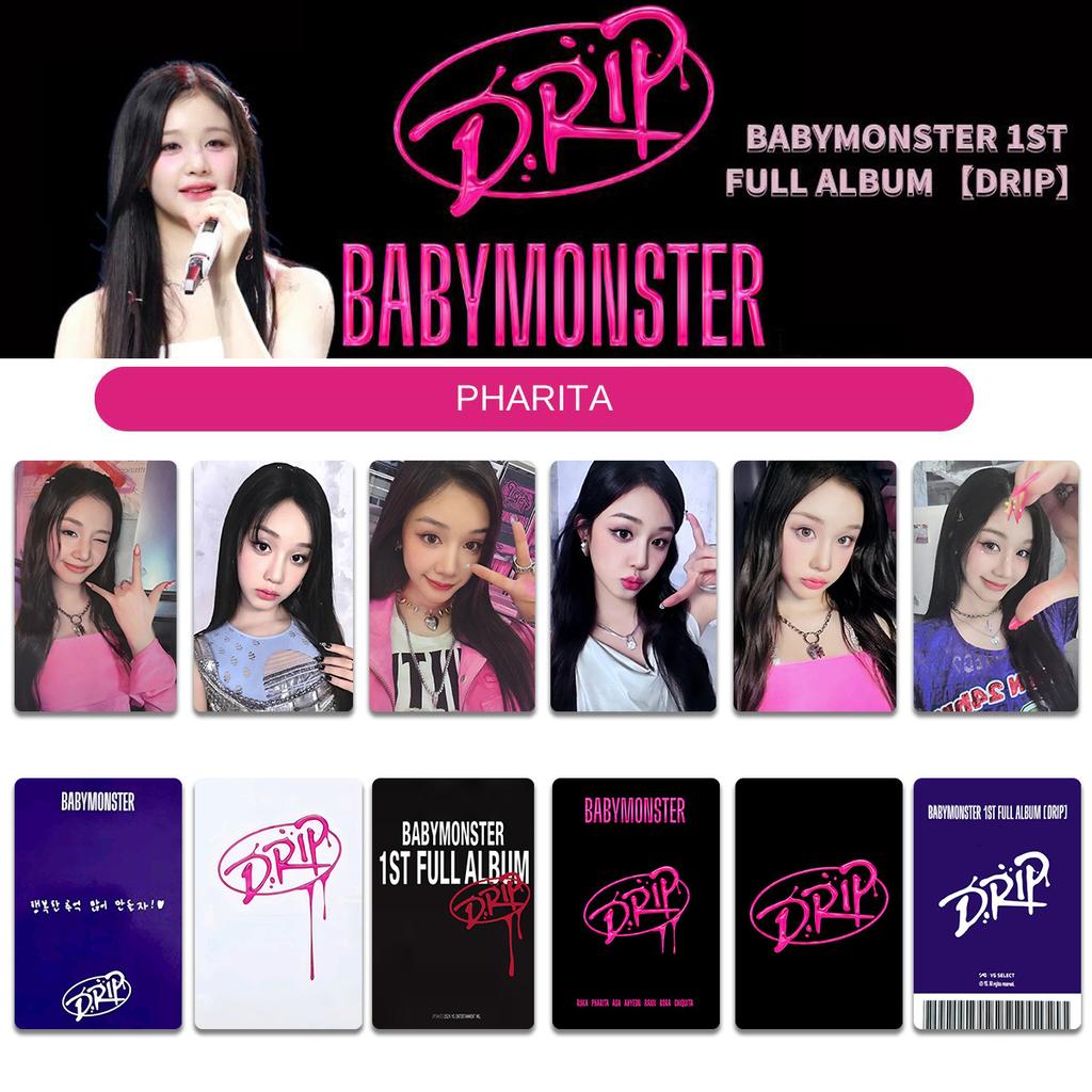 BABYMONSTER baby monster DRIP peripheral photo cards YG special photo card random card WithMuu K4 special bonus