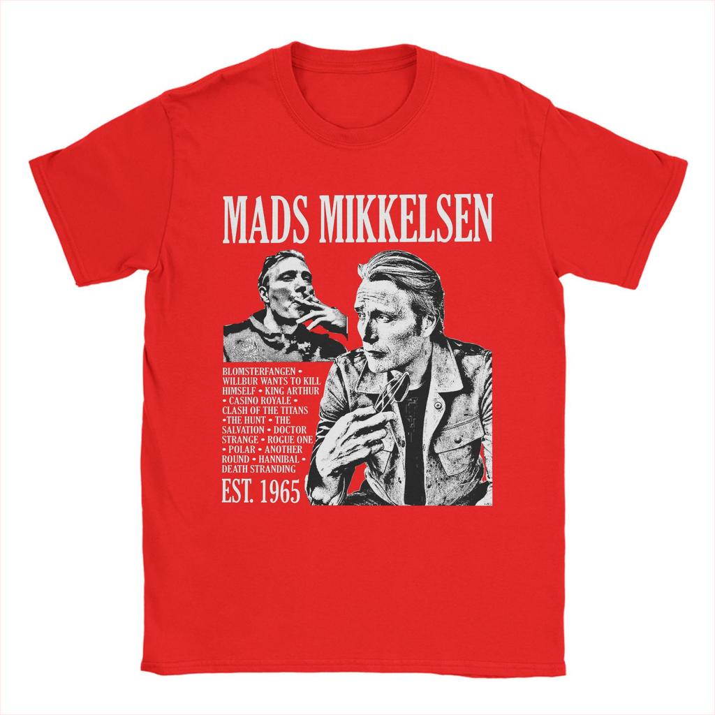 2025 New Model Ma Mikkelsen T Shirt Summer Hannibal Streetwear TShirts Cotton Popular Tshirt For Unisex Short Sleeve Casual Top T