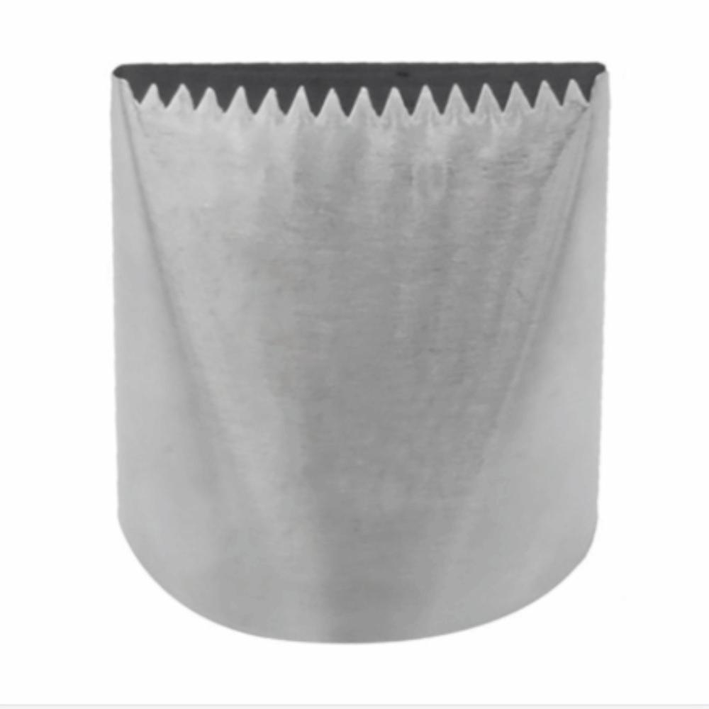 Flat Serrated Cake Icing Piping Nozzle Double Sided Cake Decorating Tube Nozzle Beginners