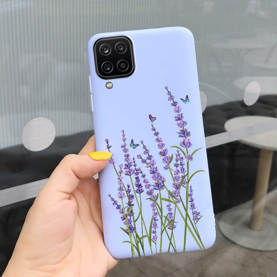 Für Samsung Galaxy A12 Hülle M12 F12 Cue Süßigkeiten Bemalte Abdeckung Weiche Silikon Handyhülle Für Samsung A12 M 12 GalaxyA12 Coque Bumper