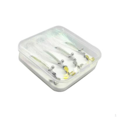 4 Pieces Fly Fishing Lures, Baits, Rotatable Portable Gifts, Artificial Lures with