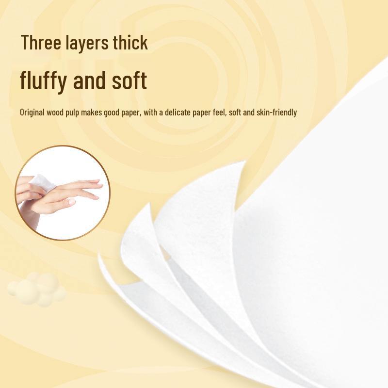 Fresh Breeze Tissue Paper: 4 Packs of 110 Pure Wood Sheets - Free Shipping