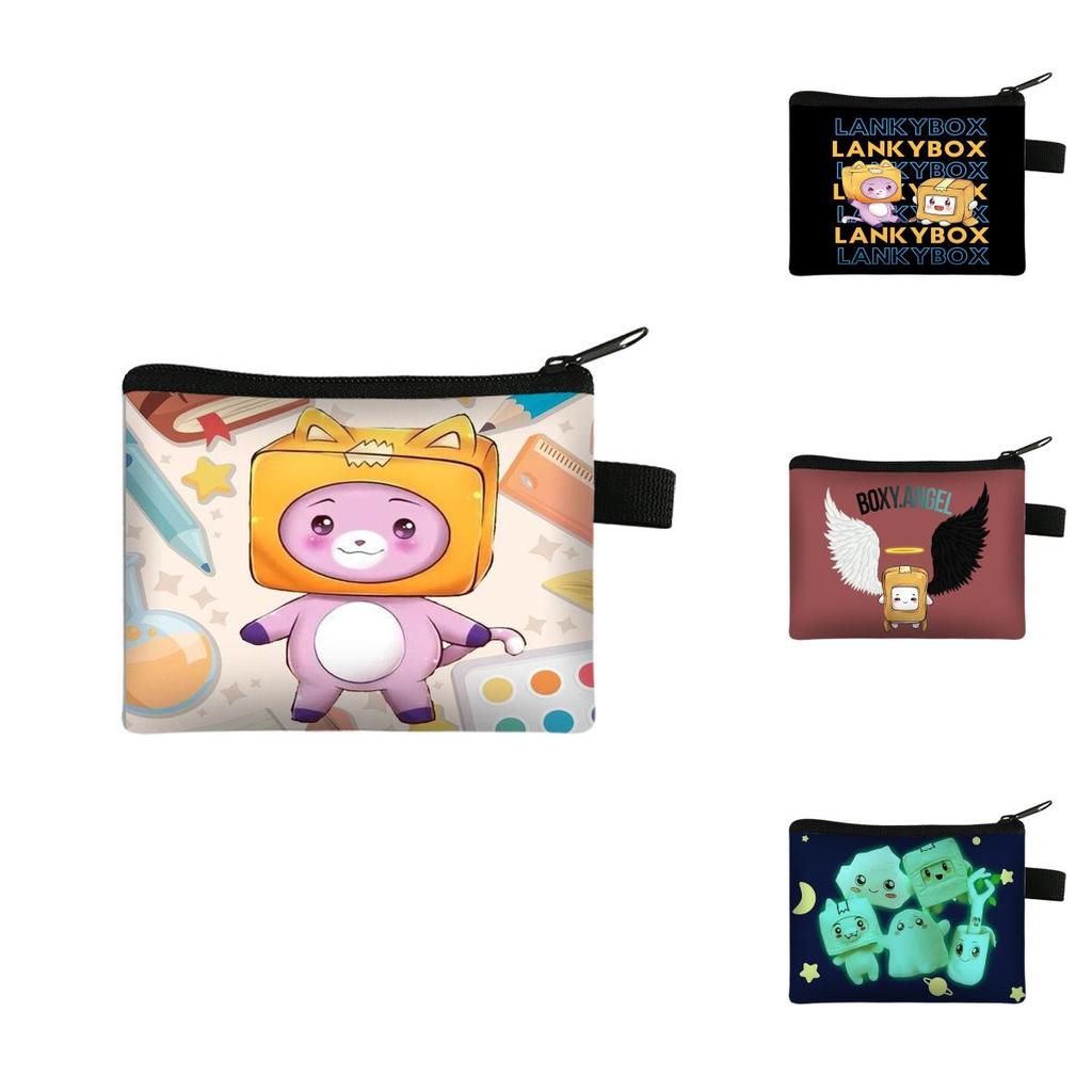 Stylish Lankybox Coin Purse High-quality Polyester Wallet For Secure Storage
