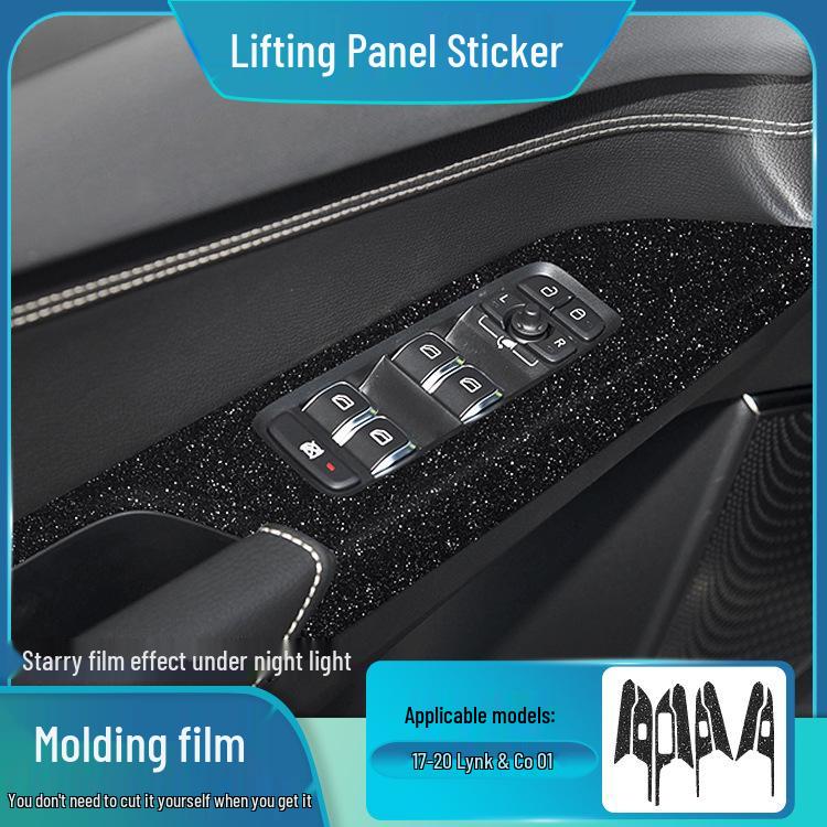Sternenhimmel-Folie für Lynk&Co 01 Innenraum, Beschädigungsfreie Ersatzlösung für Modifikation: Modelle 02, Flammpunkt 05, Matt 06 Aufkleber.