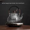 Conjunto de Bule de Chá de Vidro com Vaporizador e Fogão Elétrico