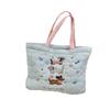 49243 Cute Quilted Puppy Embroidered Korean Handbag and Lunch Bag for Women