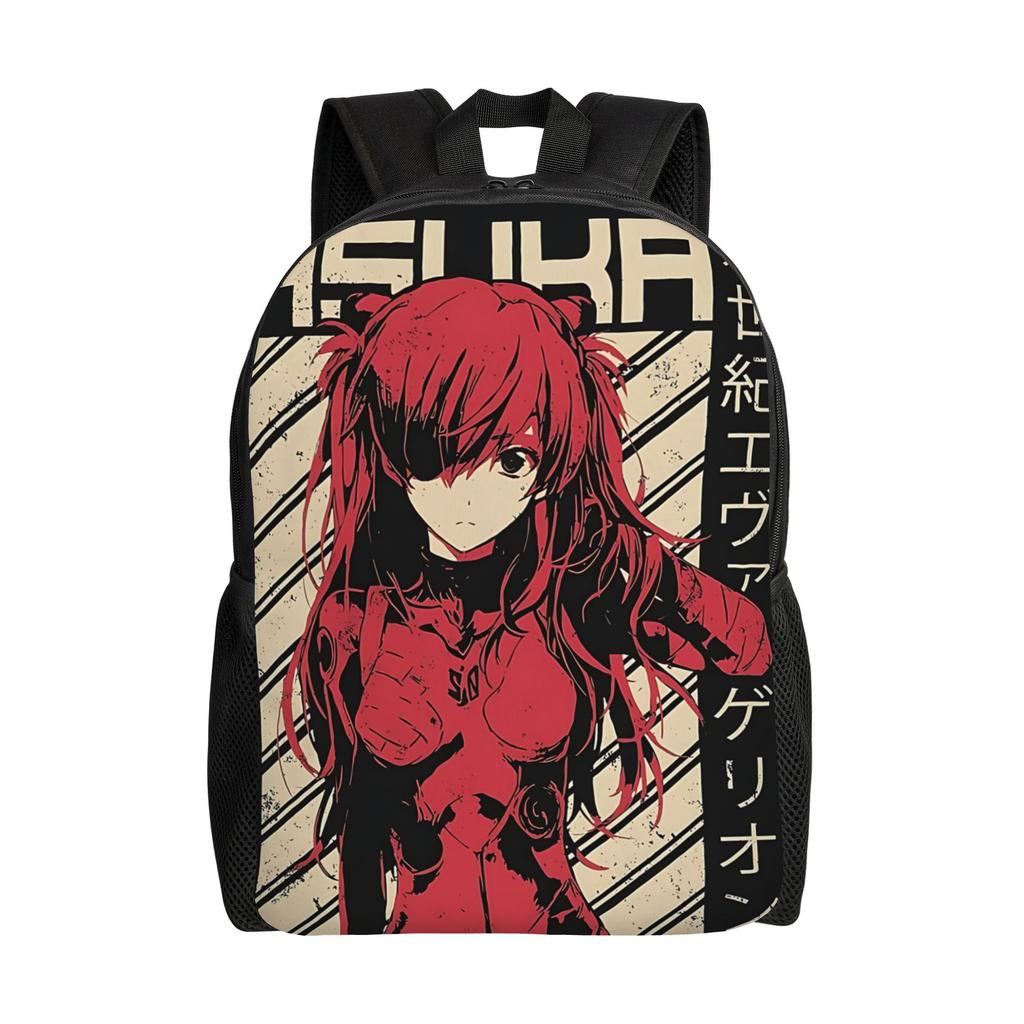 Zaino Neon Genesis Evangelion EVA Borsa Ita Ayanami Rei Mochila Quotidiano Scuola Superiore Robusto Zaino a Spalla