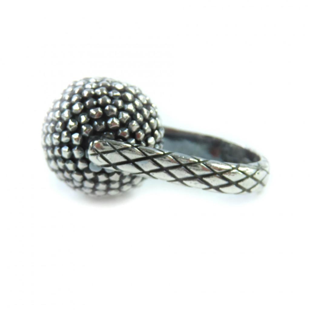 Excellent BOTTEGAVENETA Ring Ball Ring Silver 925 Women Used