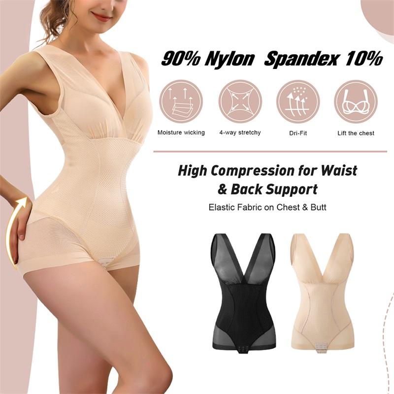 Sexy Mesh Shapewear Frauen Body Push-Up Bh Wiedergutmachung Tank Top Taille Trainer Bauch Tuck BodyShaper Transparente Dessous