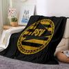 Psv Sportemblem Flanelldecke, Weiches Polyester, Modernes Design, Ganzjahres für Camping, Reisen, Geschenke für Feiertage oder Geburtstage