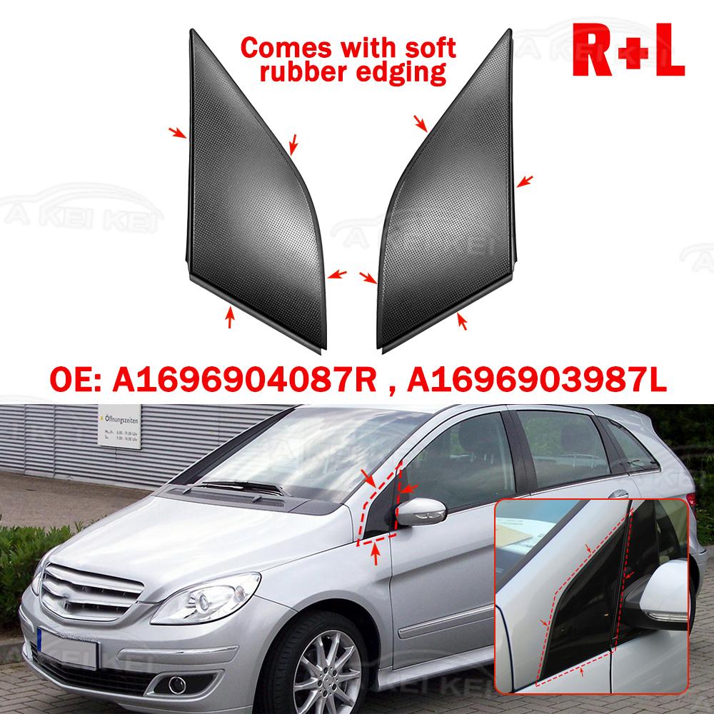 A1696903987 Car Rearview Triangle Cover Molding For Mercedes-Benz B-Class W245 W169 Car Door Mirrior Panel Trim A1696904087