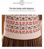 2024 Women's Autumn/Winter Half-Turtleneck Jacquard Knitted Sweater