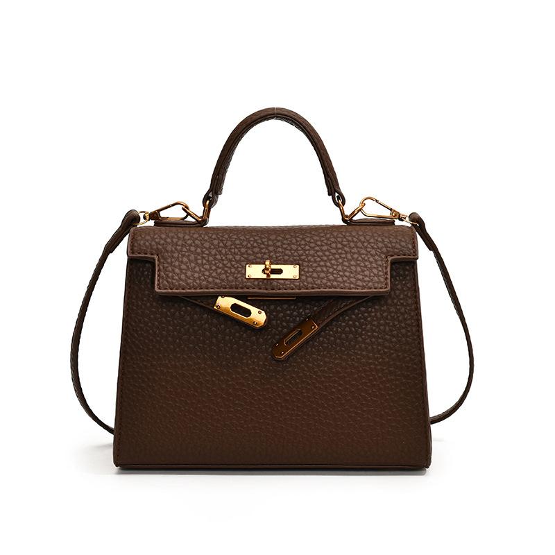 

New High-end Lychee Pattern Size Kaibaoli Portable Shoulder Oblique Span Women s Bag KTB L кавовий