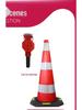 Solar LED Plum Blossom Traffic Cone Safety Light: Flashing Warning Lamp for Vehicles