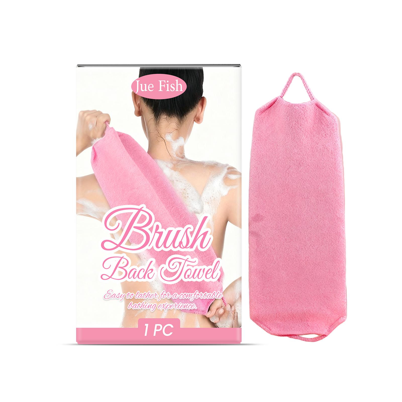 Jue Fish Bath Back Scrubber - Soft, skin-friendly fabric for cleaning the back skin, easy to scrub, bathing and cleaning product