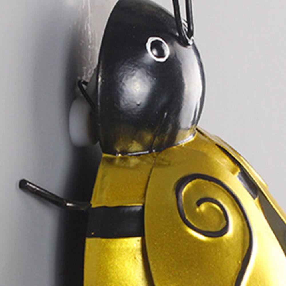 Cartoon Bee Wall Art Ornaments Unique Little Bee Statue Funny Wall Hanging Sculpture Home Decor