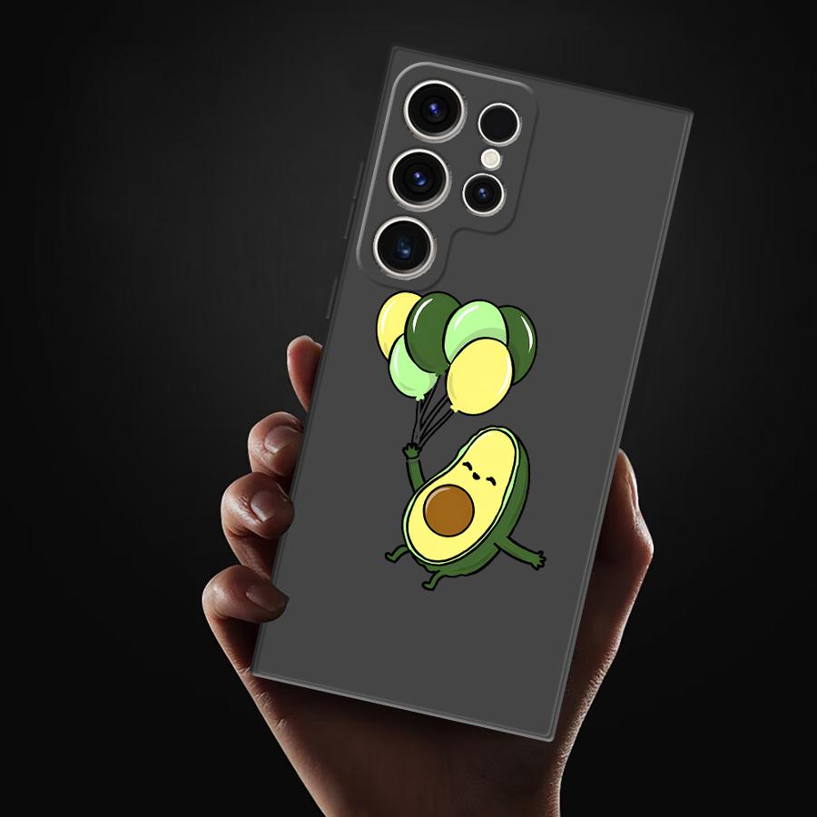 Unique Avocado Phone Case for Samsung Galaxy S25 S24 23 S22 Plus S21 S20 Ultra S20 S24 S23 S21 FE Cover