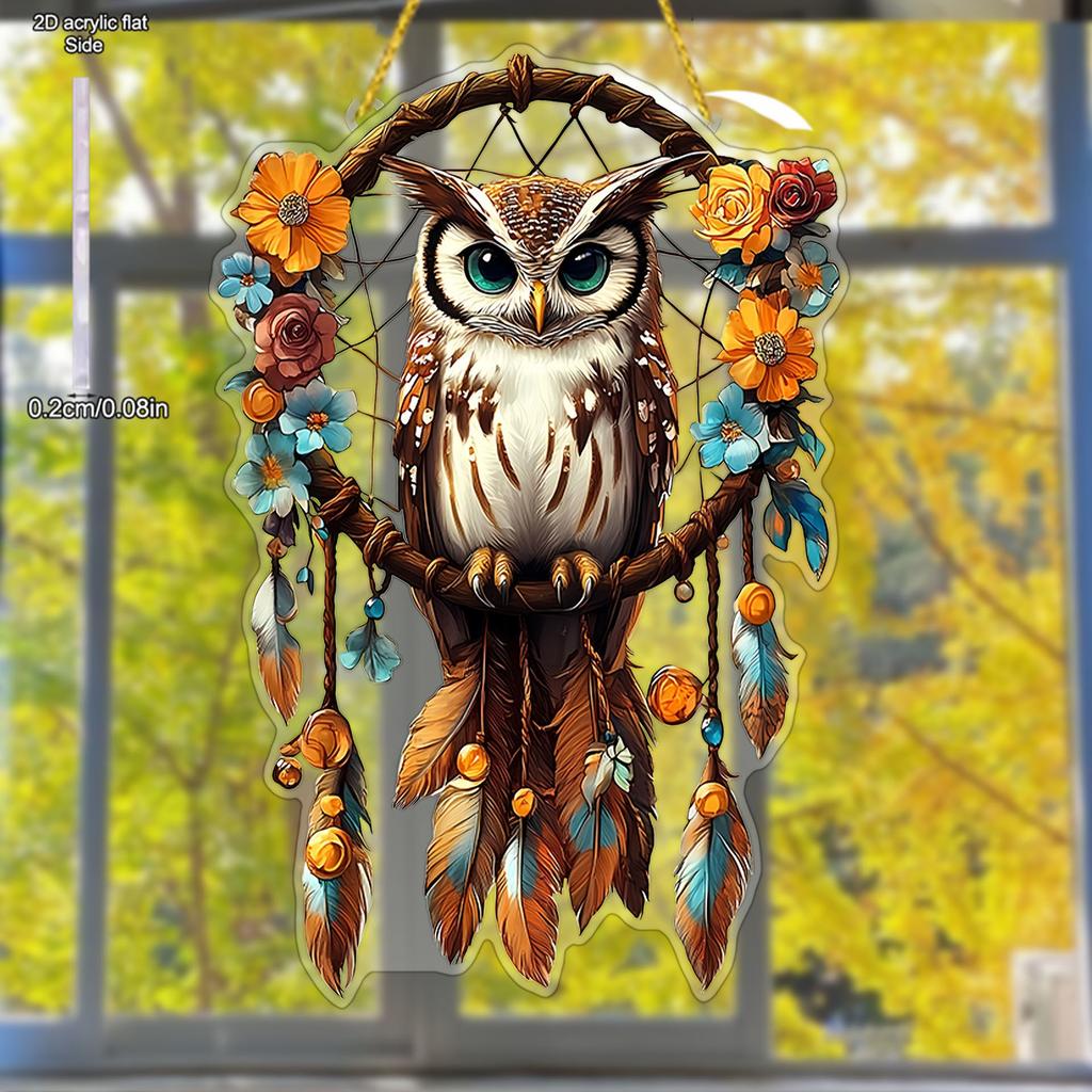 Multiple Colorful Owl Animal Themed Hanging Decorations, Ideal Gifts for Home and Office Decoration, Holiday Decoration, Perfect for Home, Kitchen 
