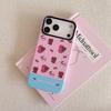 Fashion Cute KT Holding Bow Tie Phone Case For iPhone 17 16 Pro 15 14 Pro Max Cover with Stand Shockproof Protective Cases