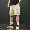 Pantalones Cargo Recto Sueltos de Verano para Hombres Pantalones Cortos Informales de Pierna Ancha de Talla Grande Pantalones de Chándal de Cinco Puntos