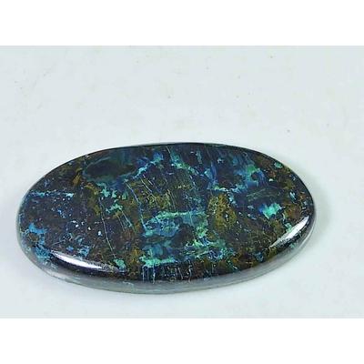 18X37X5MM Natürlicher Shattuckit Ovaler Cabochon Lose Edelstein für Schmuck 54 Karat SK-4459