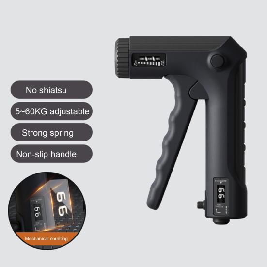 Professional Handgrip Strength Trainer Forearm Strengthener with Finger Grip Strengthener Adjustable Resistance Non-Slip Hand Gripper