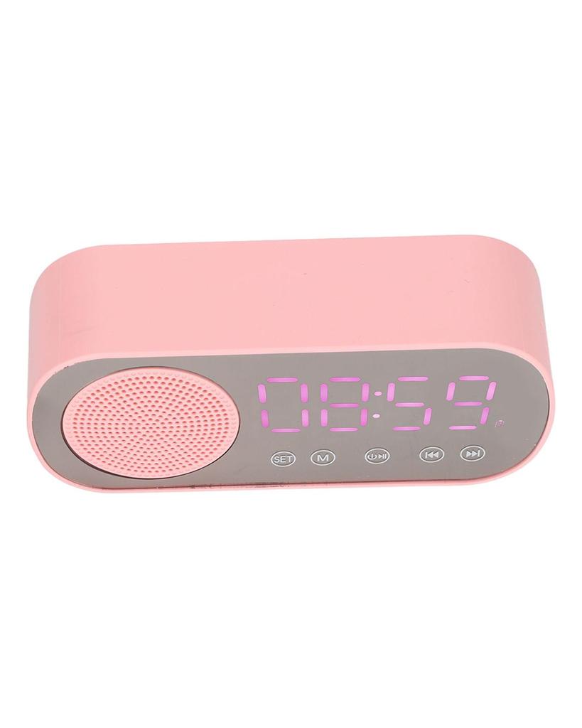 Wecker Bluetooth Lautsprecher HIFI LED Spiegel Bildschirm Micro USB Lade FM Radio Digital Uhr für