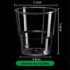 Saikeyou 200ML Disposable Hard Plastic Tasting Cups