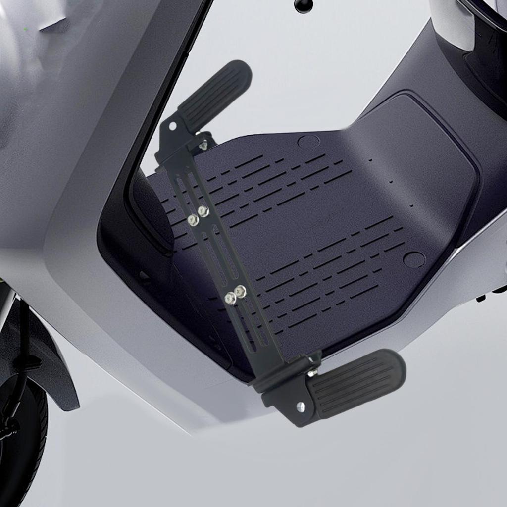 Bike Front Footrest Foot Rest Easy Installation Universal Accessories Retractable Sturdy