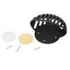 WallMounted Speaker Stand Easy Assembly Fashionable Design Wall Bracket Accessories for Speaker(Black )