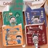 Inspirational Icon Iron Ring Student Notebook - Back-to-School Cartoon Stationery Gift