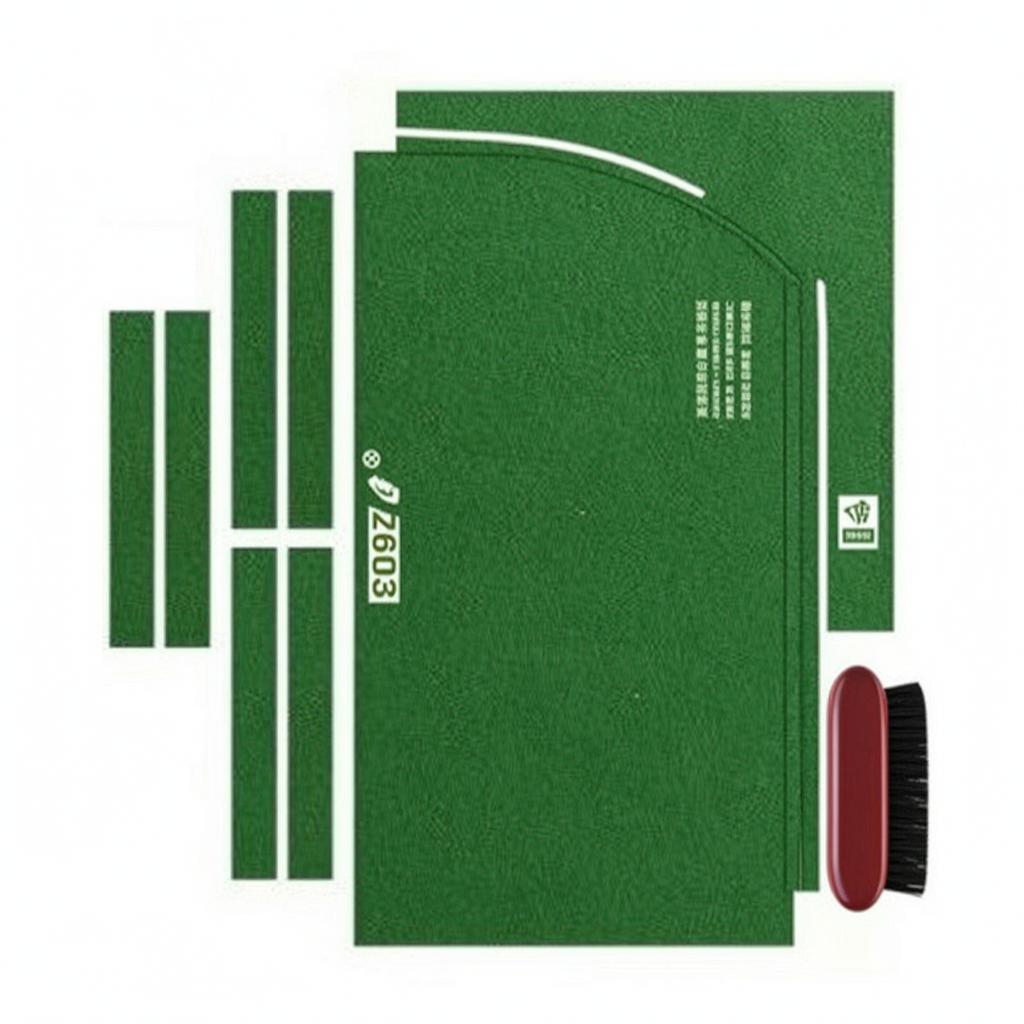 Billiard Pool Table Cloth Mat Accessories 7/8/9 Ft 7ft Green Soft Fibers Horsehair Brush Wooden