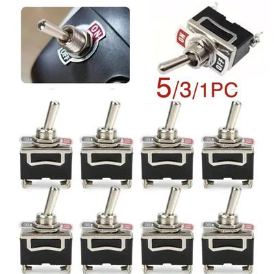 5/3/1 Stück EIN/AUS 2 Pin Kippschalter 15A Auto Wippschalter 12V 24V 220V 230V