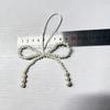 1pc S/L Pearl Bow for Christmas Tree Decoration Twist Tie Bowknot Wreaths Gift Wrapping Wedding Party Decor Christmas Decoration
