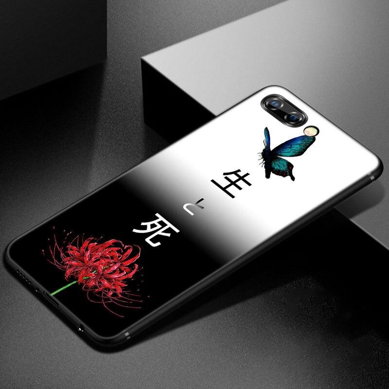 Anime Tokyo Ghoul kwiaty etui na telefon dla Huawei Honor 7A 8A 9X20 Pro 8 10X Lite 7S 8C 8S 8X 9A 9C 10i 20i 30i 20E 20S okładka