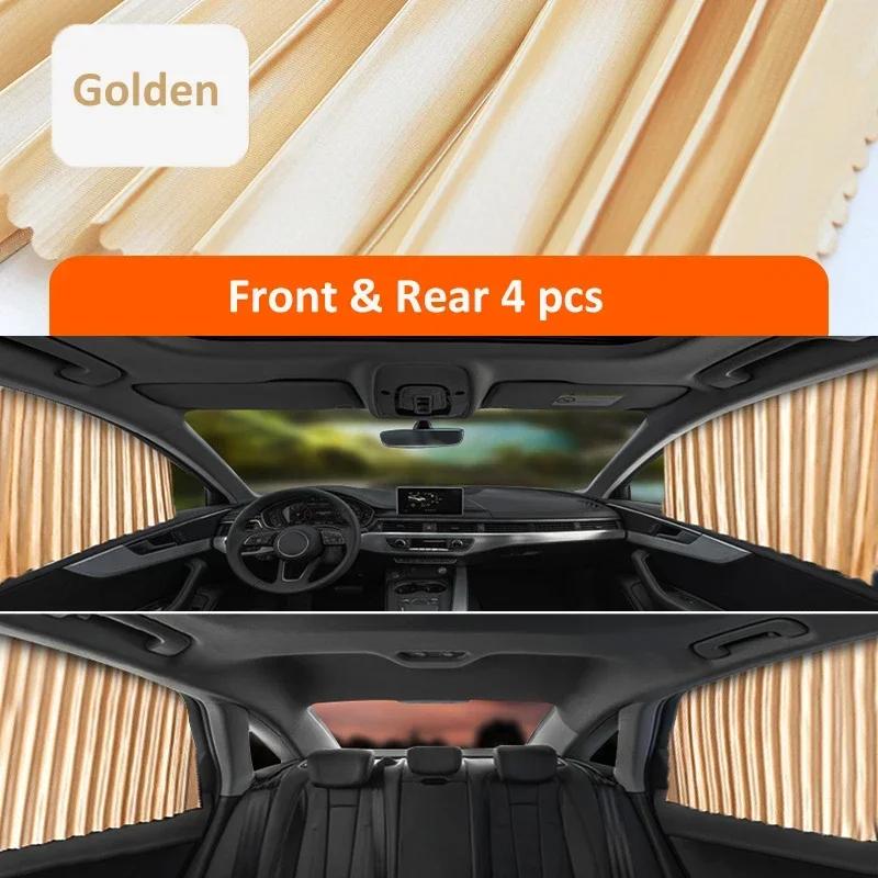 Magnetic Car Sunshade Window Curtains Auto Window Sun Shade Privacy Sun UV Protection Window Shield Car Interior Accessories