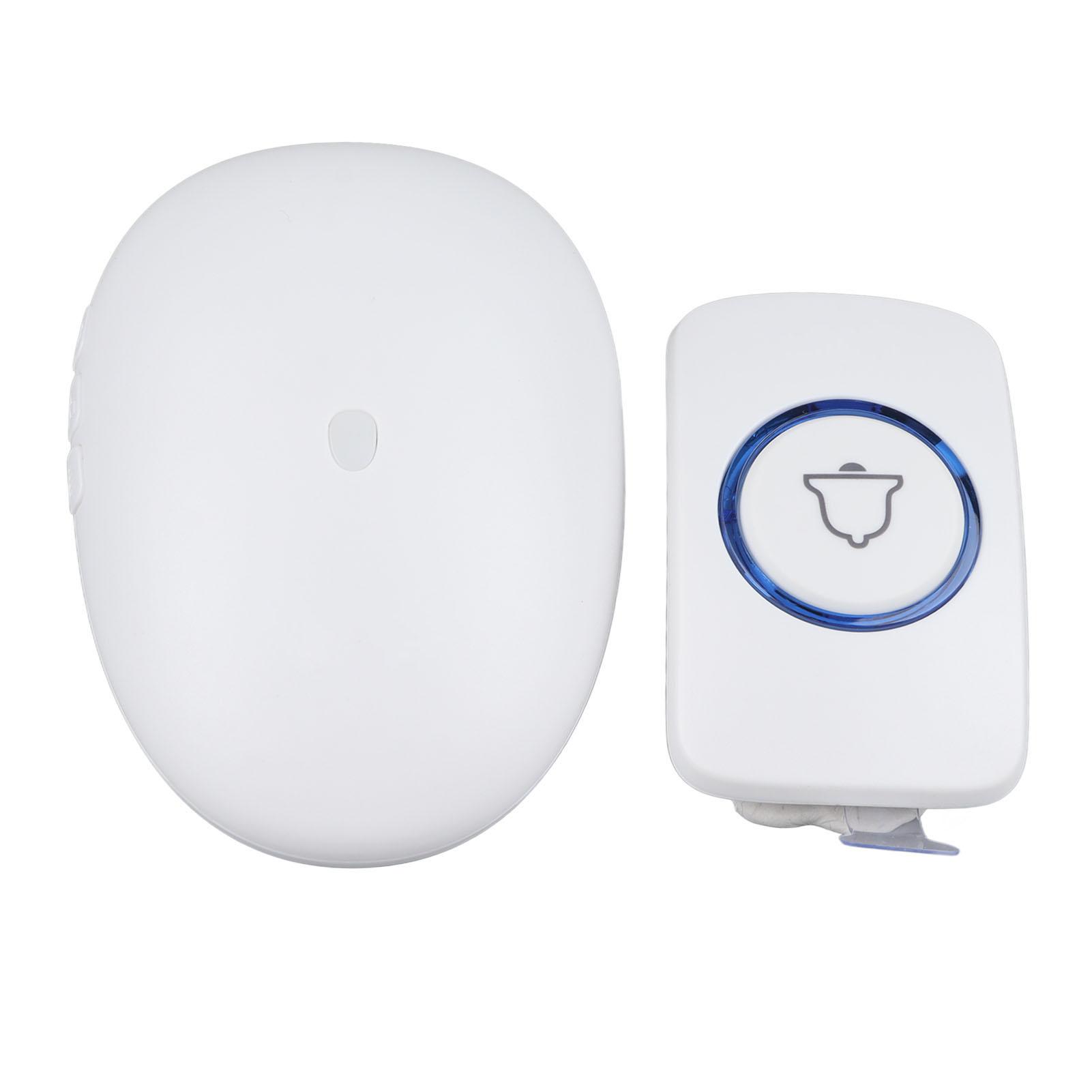 

Беспроводной дверной звонок Четыре цвета подсветки 0.5 Вт 57 мелодий Тип вилки Беспроводной дверной звонок