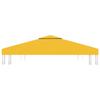 Toit de tonnelle - VIDAXL - 3 x 3 m - Étanche - 310 g/m² - Jaune