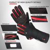 Rechargeable Heated Gloves with Auto Adjustable Warmth Comfort Practical Nylon Construction Outdoor Winter Use