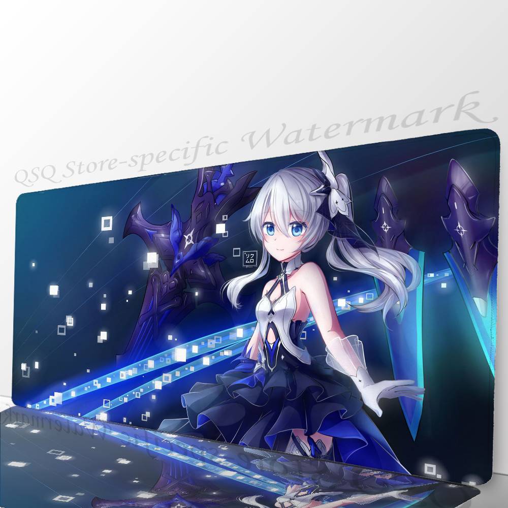 Theresa Apocalypse H-Honkai Impact 3 ANIME Mousepad Non-slip Suitable For Office Computers Laptops E-sports Game Desk Mats XXL