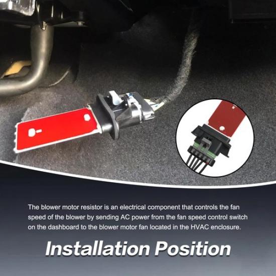 HVAC Blower Motor Resistor Kit for Chevrolet Sonic 12-20 Spark 13-14 Trax 15-21