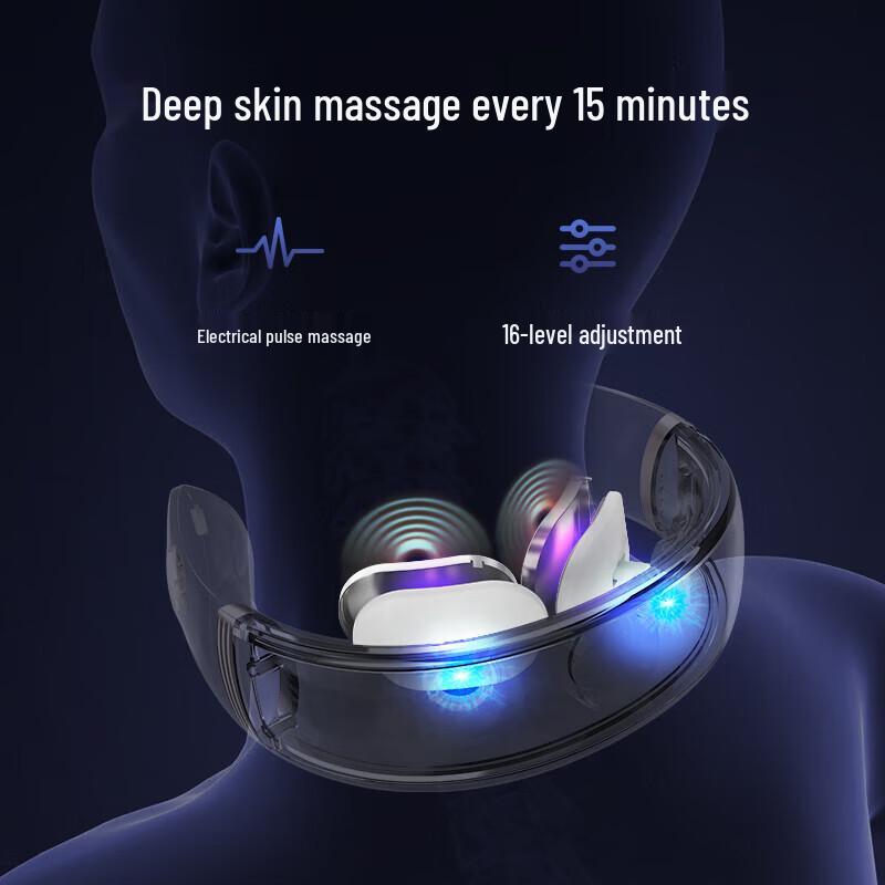 MKS Smart Neck Massager with Heat and Pulse Therapy