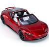 1/24 Tesla Roadster Convertible Alloy Sports Car Model Diecast Metal Toy Concept Car Model Simulation Sound and Light Kids Gift