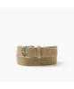 Henlikoteun Beige Elastic Webbing Belt (35Mm) Arabm26351Bex