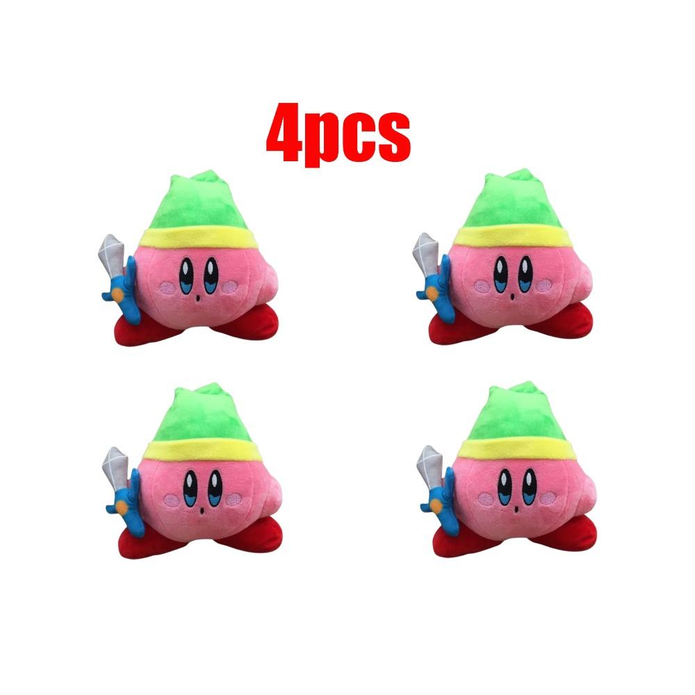 Anime Kirby Λούτρινα Παιχνίδια Kawaii Cute Pink Peluche Cartoon Μαλακή γεμιστή κούκλα ζώων Χνουδωτό μαξιλάρι Διακόσμηση δωματίου στο σπίτι Δώρο γενεθλίων Παιδί
